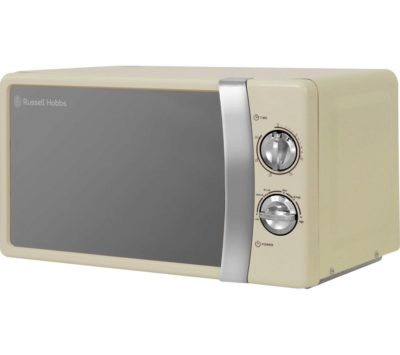 RUSSELL HOBBS  RHMM701C Solo Microwave - Cream